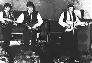 Die Beatles in 'The Cavern'